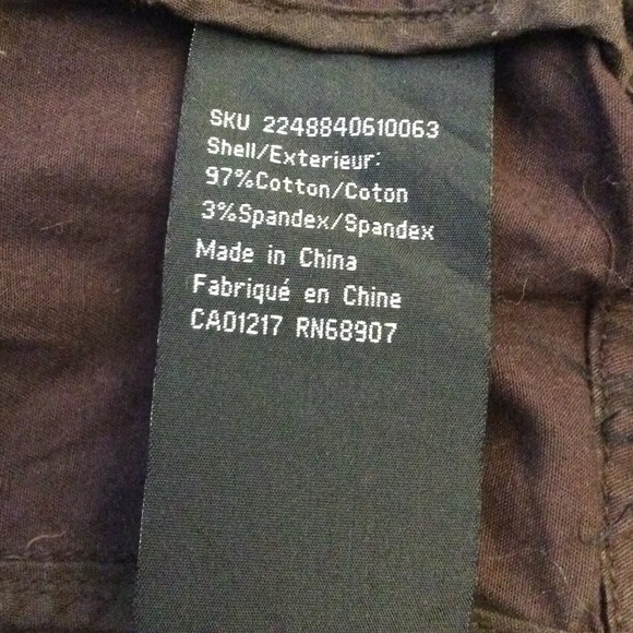 Brown Le Chateaux cropped cotton 1/2 sleeve jacket - Picture 12 of 13